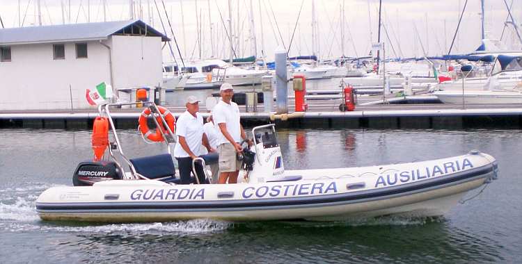 GCA impegnata in un’operazione di salvataggio a Casal Borsetti