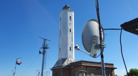 La Stazione Radio GCA si collega al satellite