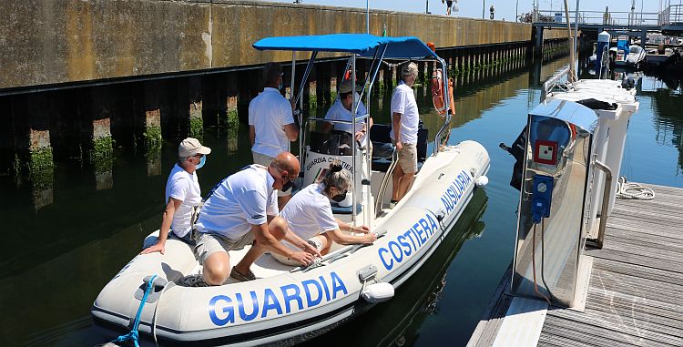 Addestramento gommone