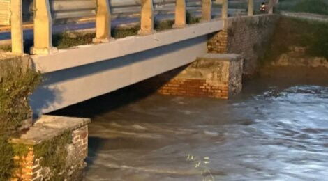 Emergenza idrogeologica ad Alfonsine: GCA al lavoro.