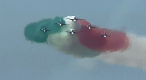 Guardia Costiera Ausiliaria in campo a Punta Marina per il Tricolore AirShow 2025