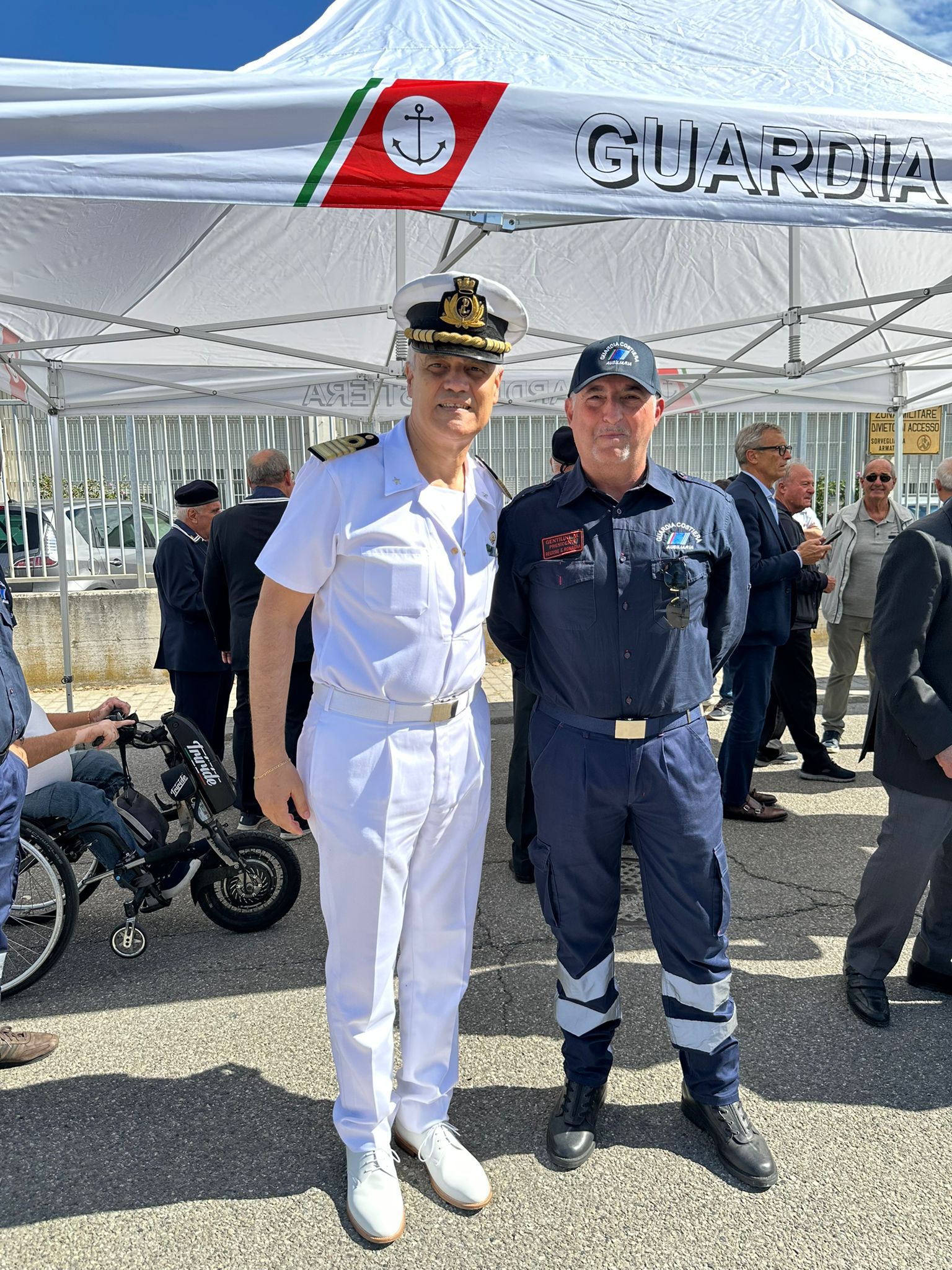 La Guardia Costiera Ausiliaria Alla Cerimonia Per Il Restauro Della 