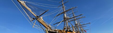 LA GCA SULL’AMERIGO VESPUCCI A MARINA DI RAVENNA: LA VISITA A BORDO E IL SERVIZIO DEI VOLONTARI